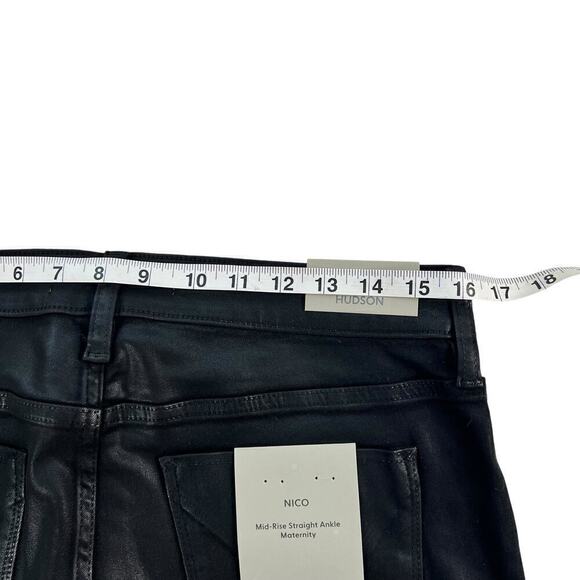 New Women’s Hudson Jeans Maternity Nico Straight Ankle Jeans Size 32 - Picture 10 of 12